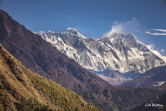 Mount Everest from the trail