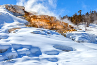 Mammoth Hot Springs Contrast