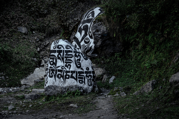 Mani Stone on EBC trek